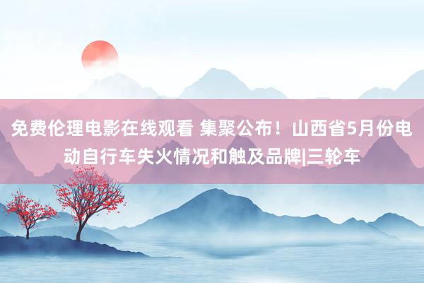 免费伦理电影在线观看 集聚公布!山西省5月份电动自行车失火情况和触及品牌|三轮车